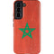 Morocco Flag Distressed Galaxy S22 Pro Case